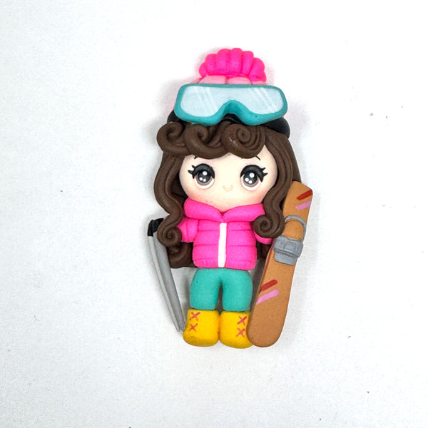 Big Eye Clays - Winter Snowboard Girl