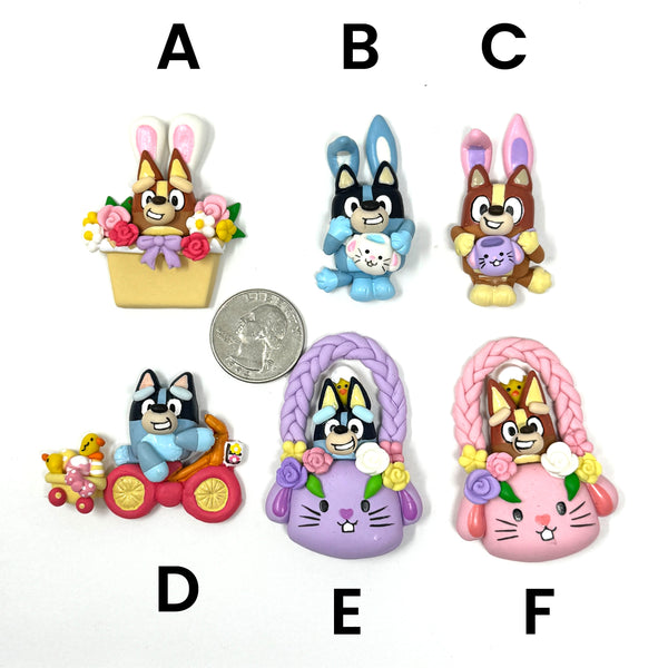Ella Clay Doll - Bingo & Bluey Easter