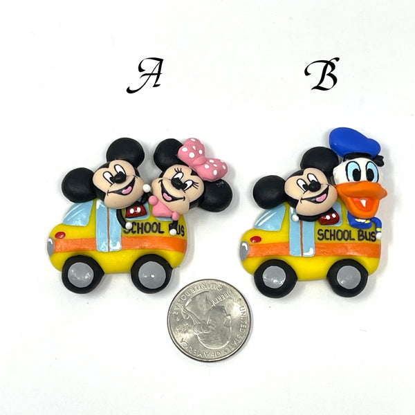 Ella Clay Doll - Disney School Bus