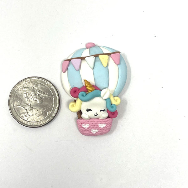 Big Eye Clays - unicorn hot air balloon
