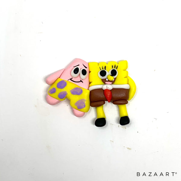 Handmade Clay Doll - SpongeBob