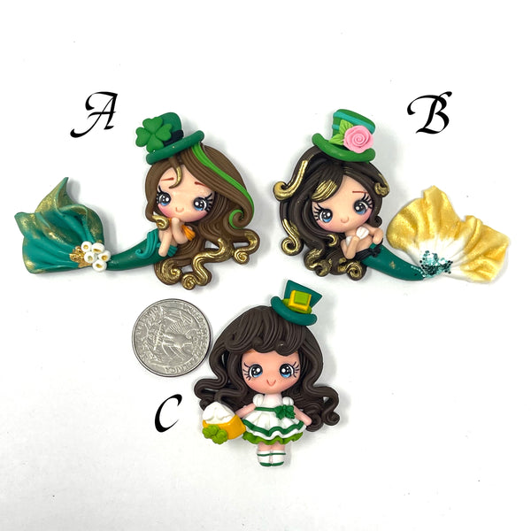 Garden Clay - St Patrick girl