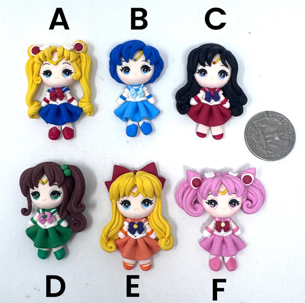 Big Eye Clay - Sailor-moon and friends