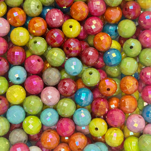 12 mm Acrylic Beads - Disco Mix