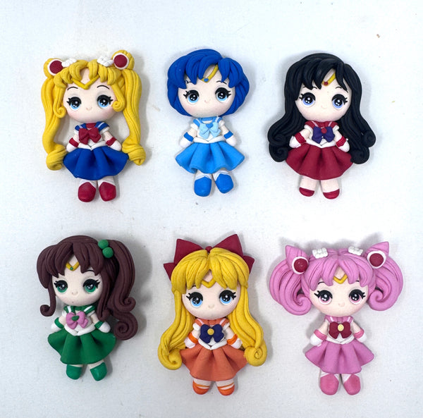 Big Eye Clay - Sailor-moon and friends