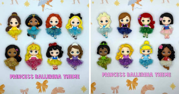 Handmade Clay Doll - princess tutu