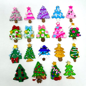 Handmade Clay Doll - Holiday Christmas Tree