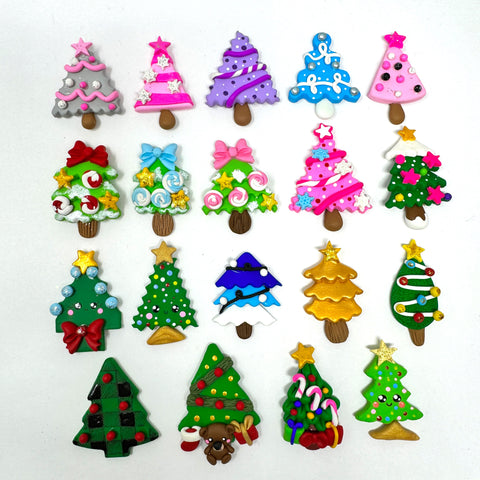 Handmade Clay Doll - Holiday Christmas Tree