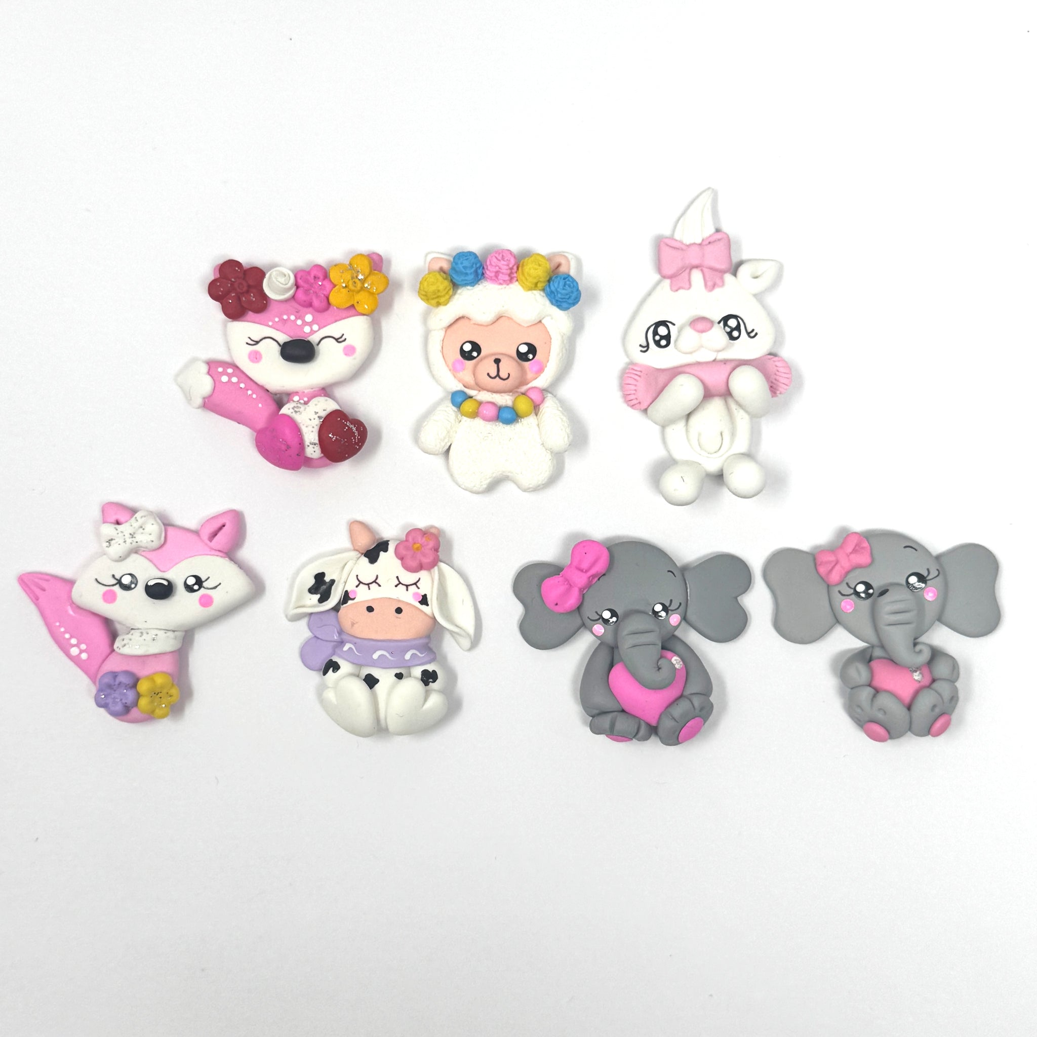 Handmade Clay Doll - Spring Animals