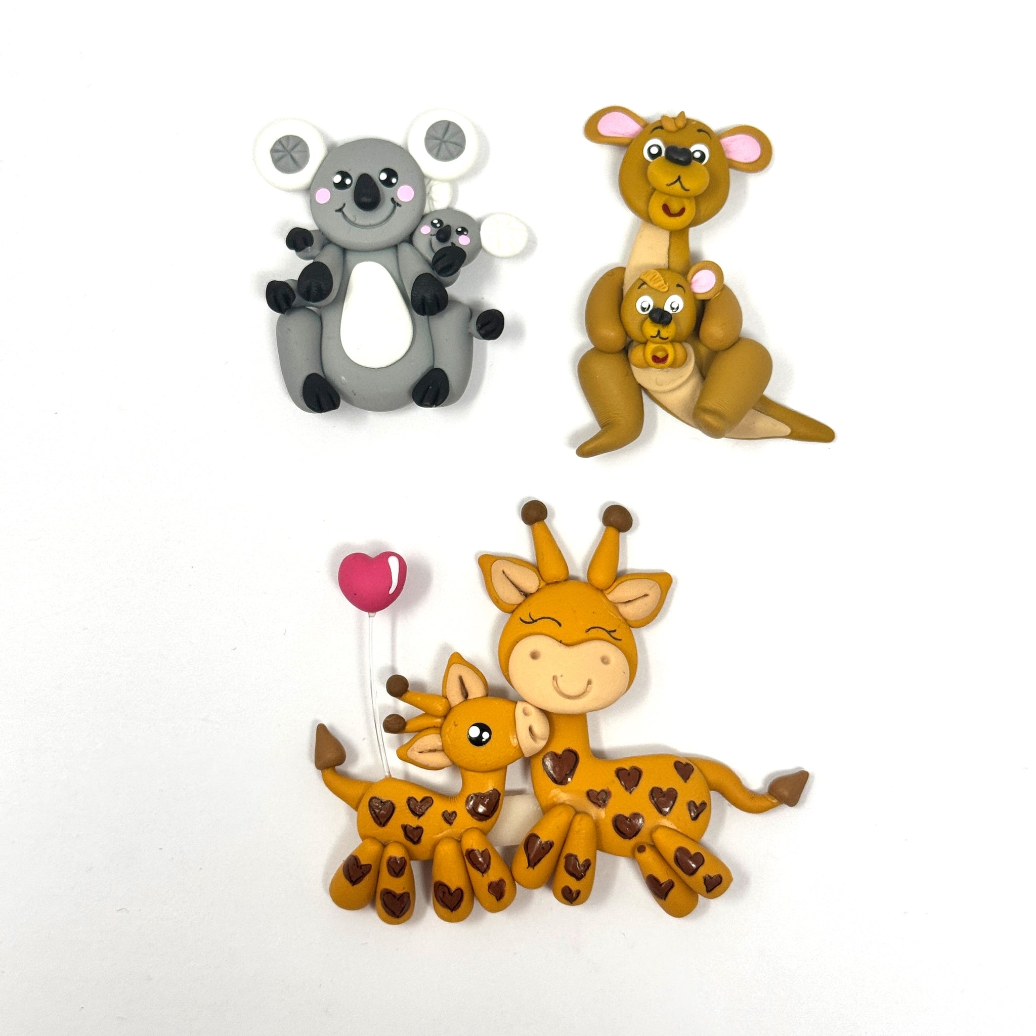 Handmade Clay Doll - Animals Mommy and Me Mother’s Day