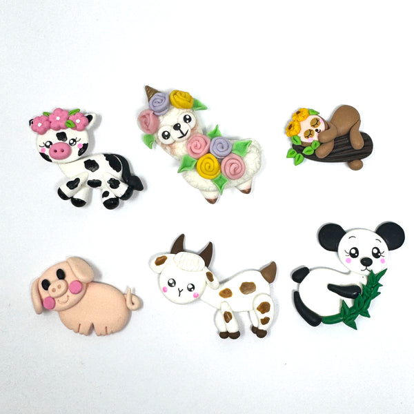 Handmade Clay Doll - Animals