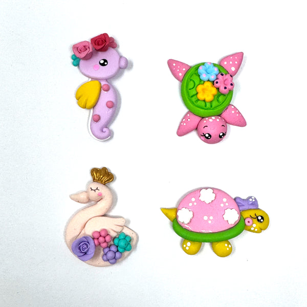 Handmade Clay Doll - Sea Animals