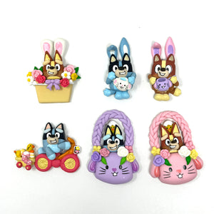 Ella Clay Doll - Easter Bingo & Bluey