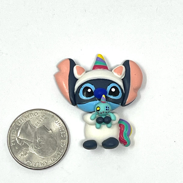 Ella Clay Doll - Stitch unicorn