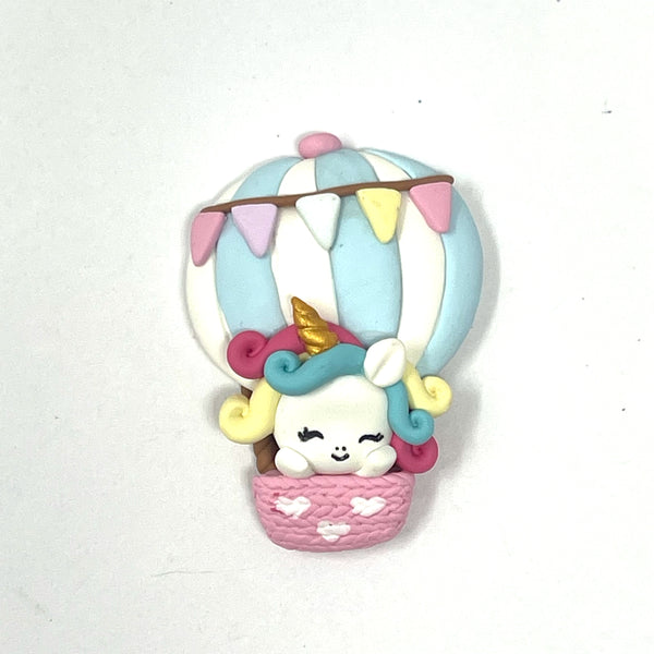 Big Eye Clays - unicorn hot air balloon