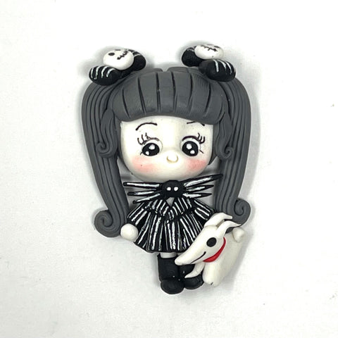 Handmade Clay Doll - Jack girl