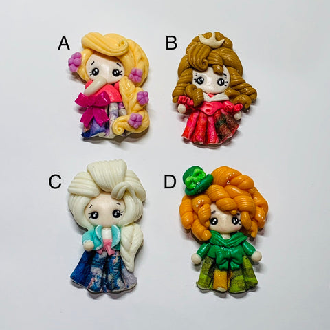 Handmade Clay Doll - Disney Princess Inspired