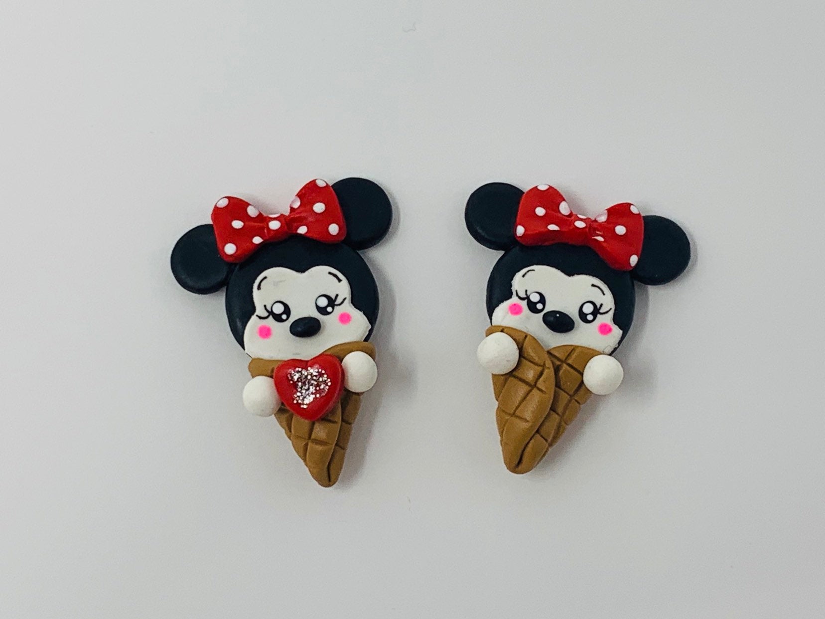 Handmade Clay Doll - Minnie ice cream