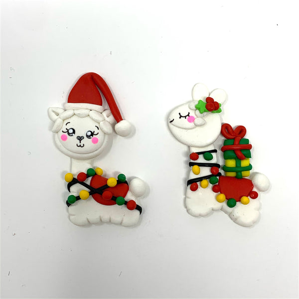 Handmade Clay Doll - Christmas