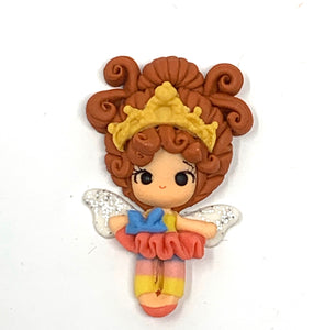 Handmade Clay Doll - Fancy Nancy