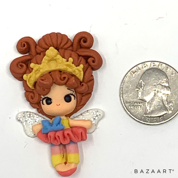 Handmade Clay Doll - Fancy Nancy