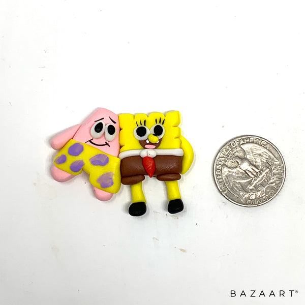 Handmade Clay Doll - SpongeBob