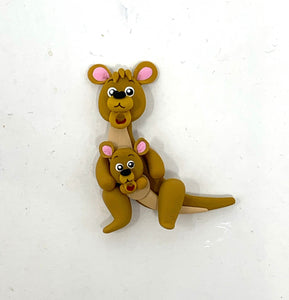 Handmade Clay Doll - Kangaroo