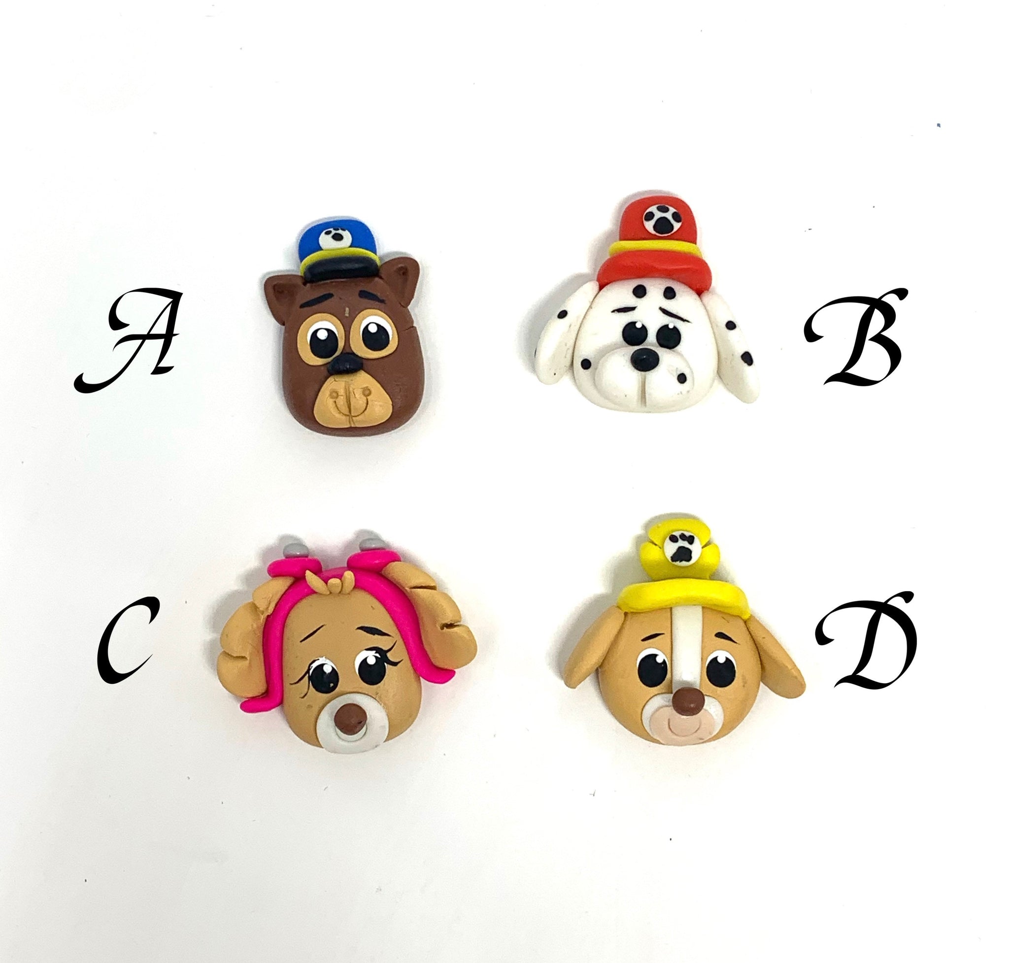 Handmade Clay Doll - Paw patrol