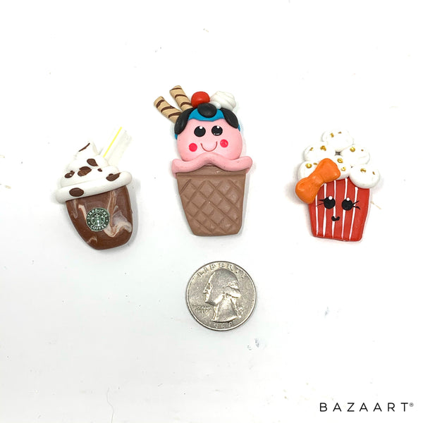 Handmade Clay Doll - Snack