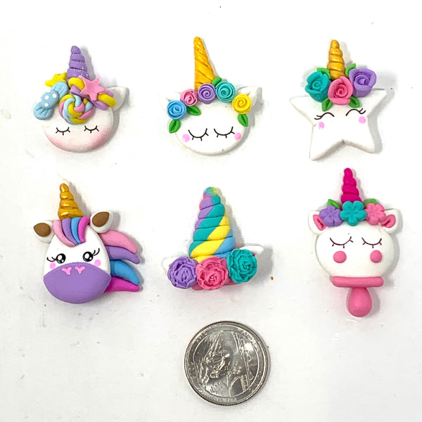 Handmade Clay Doll - unicorn