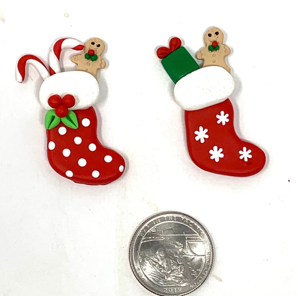 Handmade Clay Doll - Socking