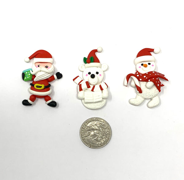 Handmade Clay Doll - Christmas