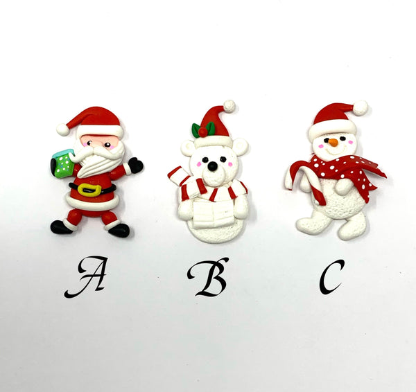 Handmade Clay Doll - Christmas