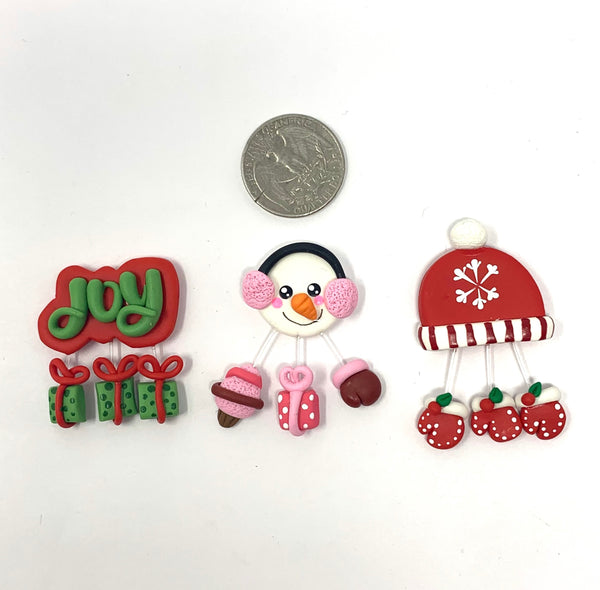 Handmade Clay Doll - Holiday
