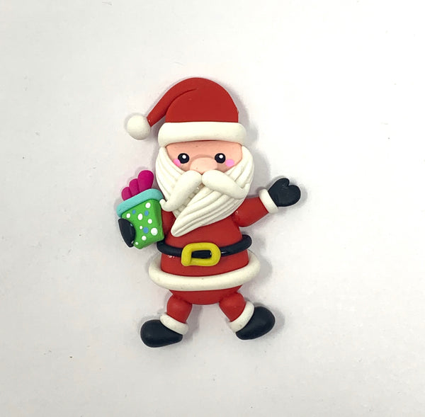 Handmade Clay Doll - santa