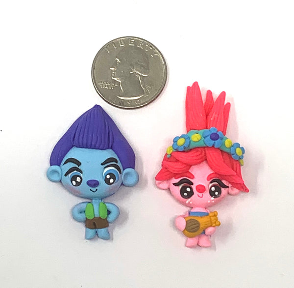 Handmade Clay Doll - Troll