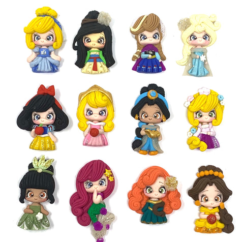 Handmade Clay Doll - Princesses