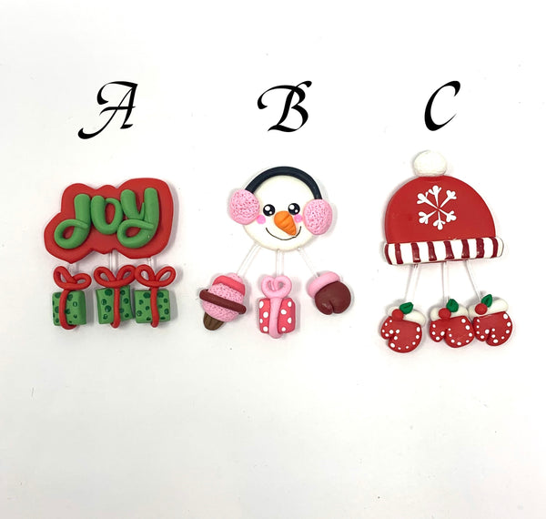 Handmade Clay Doll - Holiday