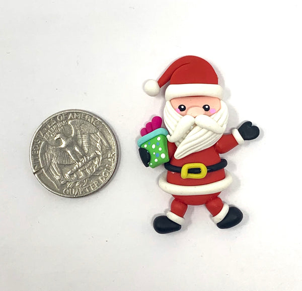 Handmade Clay Doll - santa