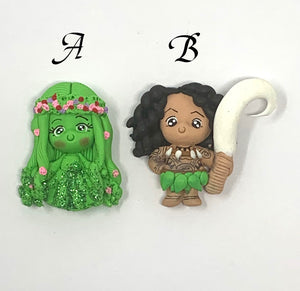 Handmade Clay Doll - Moana