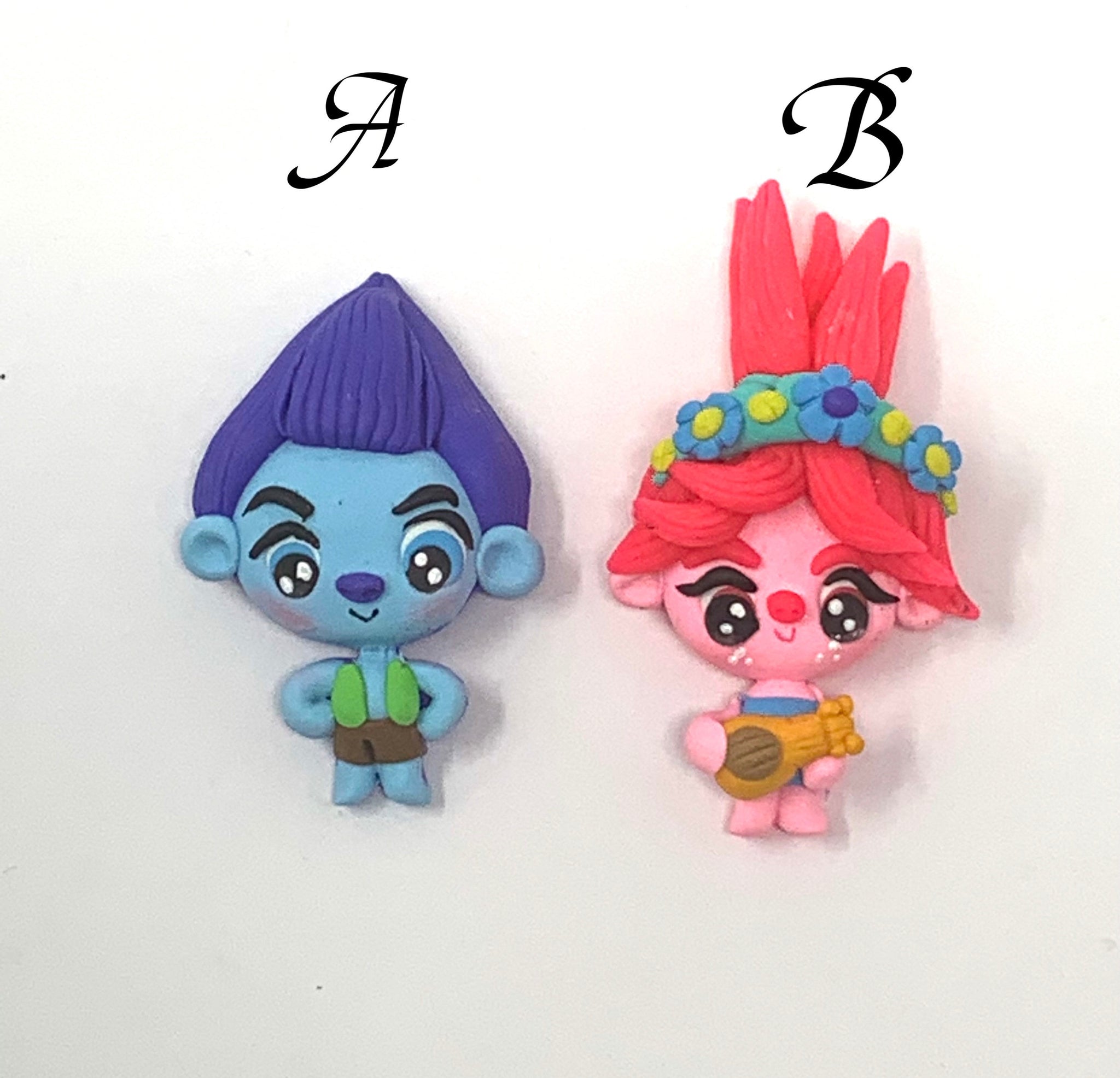 Handmade Clay Doll - Troll