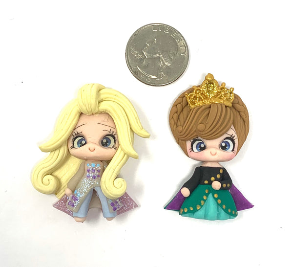 Handmade Clay Doll - Frozen