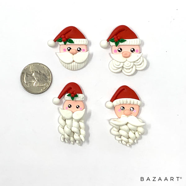 Handmade Clay Doll - santa