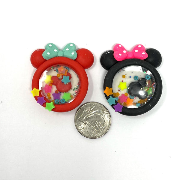 Handmade Clay Shakers - Minnie head