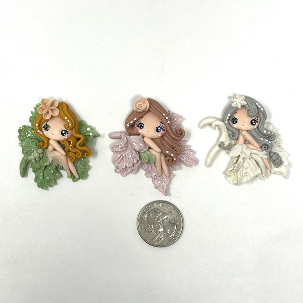 Handmade clay doll - Fairies