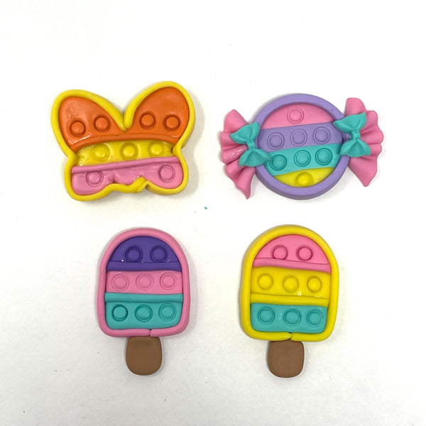 Handmade Clay Doll - pop-it