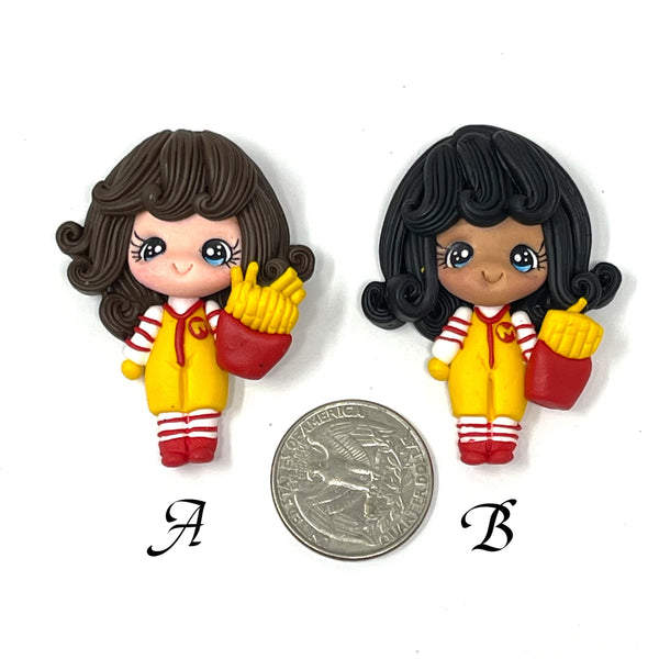 Handmade Clay Doll - McDonald Girl