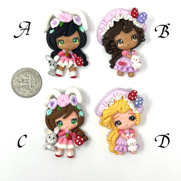 Handmade Clay Doll -