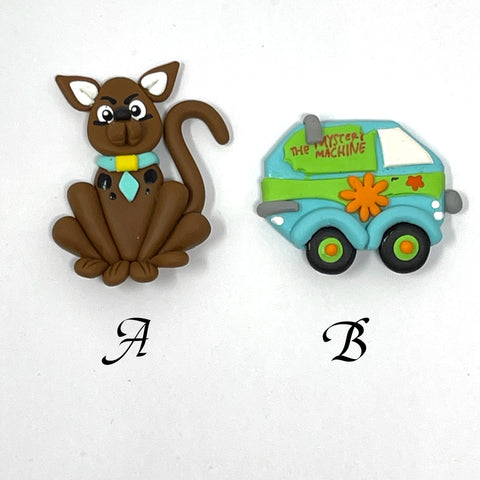 Handmade Clay Doll - Scooby Doo