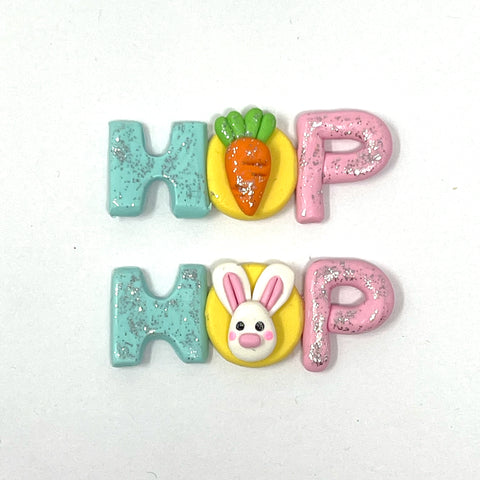 Handmade Clay Doll - Easter HOP